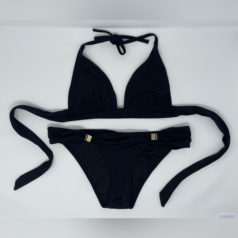 Elegant Victoria's Secret Black Bikini Set